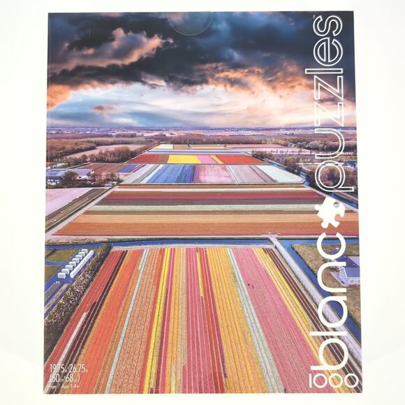 Blanc Buffalo Games Infinity Fields of the Netherlands 1000 Pieces Jigsaw Puzzle - Picture 1 of 12